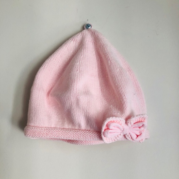 Pink Knit Dress & Hat - Picture 3 of 3